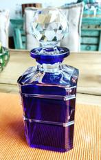 Blauwe karaf van Val Saint Lambert. Zeldzaam, perfect, Ophalen of Verzenden