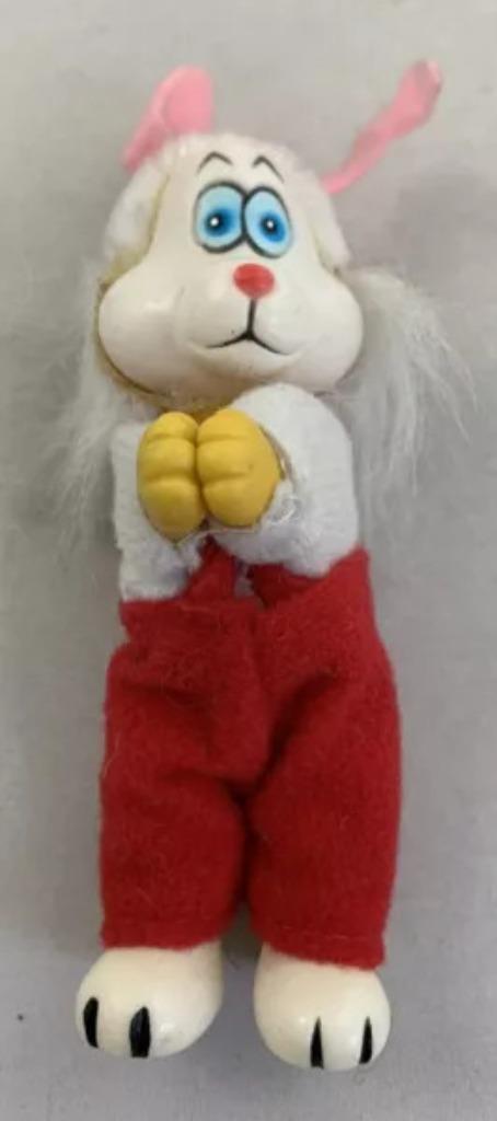 Roger Rabbit Vintage Knijpbeestje Knijppoppetje Figuur 1987, Kinderen en Baby's, Speelgoed | Knuffels en Pluche, Zo goed als nieuw