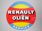 Renault Oliën emaillerie Koekelberg 1960, Ophalen, Zo goed als nieuw, Reclamebord