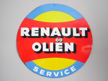 Renault Oliën emaillerie Koekelberg 1960 beschikbaar voor biedingen