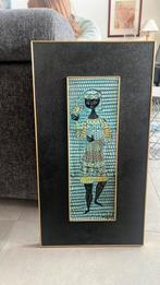 Oud afrikaans keramisch tegel schilderij, Antiek en Kunst, Antiek | Keramiek en Aardewerk, Ophalen