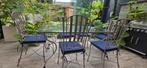 Garden table & 6 chairs in iron massive, Tuin en Terras, Tuinsets en Loungesets, Ophalen, Zo goed als nieuw