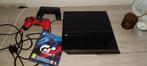 Playstation 4  met 2 bakjes en 1 spel, Ophalen, Met 2 controllers, Original, 500 GB