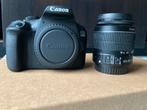 Canon EOS 1300D body met lens, Audio, Tv en Foto, Fotocamera's Digitaal, Ophalen, Spiegelreflex, 18 Megapixel, Canon