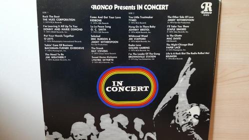 RONCO PRESENTS IN CONCERT -  (1975) (LP), CD & DVD, Vinyles | Rock, Comme neuf, Pop rock, 10 pouces, Envoi