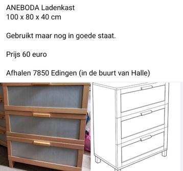 Ikea ANEBODA, Enlèvement, Utilisé
