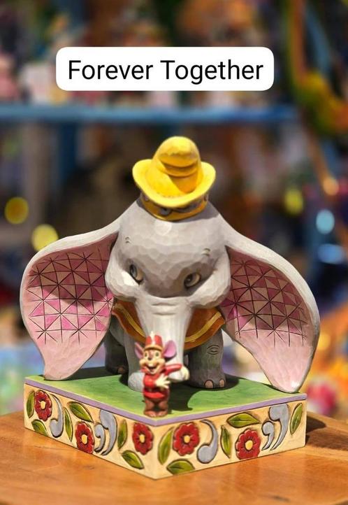 Jim Shore Dumbo & Timothy Disney Traditions met doos, Verzamelen, Disney, Nieuw, Beeldje of Figuurtje, Bambi of Dumbo, Ophalen of Verzenden
