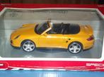 Porsche 911 Turbo Cabriolet - Echelle 1/24, Hobby en Vrije tijd, Modelauto's | 1:24, Ophalen of Verzenden, Nieuw, Auto, Welly