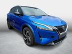 Nissan Qashqai MHEV 116KW Tekna+ Xtronic, Auto's, Stof, Zwart, 4 cilinders, Blauw