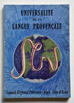UNIVERSALITÉ DE LA LANGUE PROVENÇALE ANDRÉ ARIÈS Mistral, Ophalen of Verzenden, Gelezen