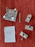 LED plafondlamp 4 spots + 3 bijhorende wandspots LED, Huis en Inrichting, Metaal of Aluminium, Ophalen of Verzenden, Zo goed als nieuw