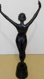 Prachtige grote bronzen art deco 1500 euro, Ophalen, Brons