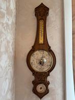 Mooie, authentieke, houten barometer/weerstation, Ophalen, Zo goed als nieuw, Weerstation