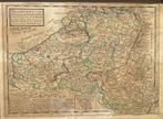 Orig. landkaart Oostenr. Nederlanden (+- België) - Moll 1736, Antiek en Kunst, Ophalen of Verzenden