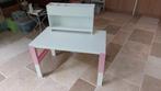 Kinderbureau wit roze PAHL ikea 96x58 cm, Utilisé, Enlèvement ou Envoi, Table(s)