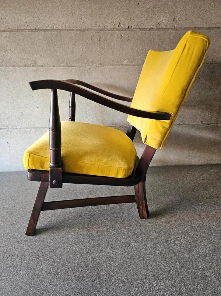 Prachtige vintage zetel., Antiek en Kunst, Curiosa en Brocante, Ophalen