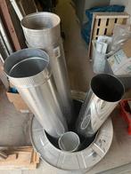 Aluminum schouwbuis 2x 1m x Reductie, Doe-het-zelf en Bouw, Ophalen, Minder dan 2 meter, Nieuw, Aluminium