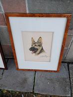 gravure signe leon danchin, Antiek en Kunst, Ophalen of Verzenden