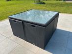 Compacte en comfortabele tuinset (4p) 130x130, Ophalen, Gebruikt