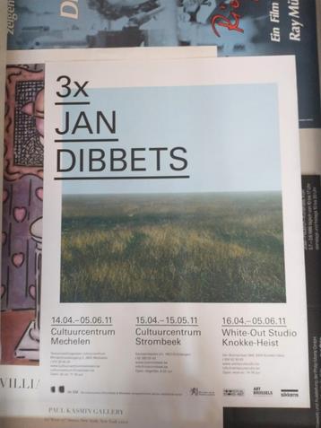 3 x Jan Dibbets affiche 2011 beschikbaar voor biedingen