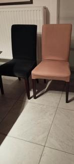 6 stoelen eetkamer, Huis en Inrichting, Stoelen, Ophalen, Grijs, Stof