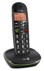 Doro PhoneEasy 100w DECT-telefoon - Zwart, Telecommunicatie, Gebruikt, Ophalen of Verzenden, 2 handsets
