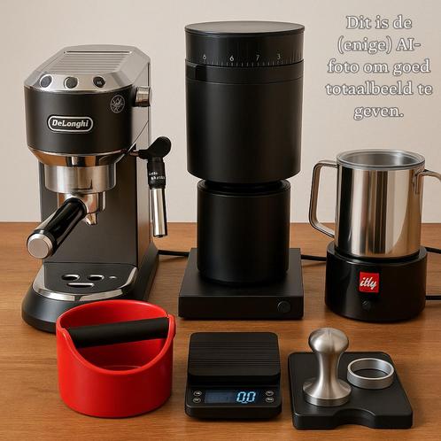 Barista espresso koffie grinder / Ensemble barista complet, Elektronische apparatuur, Koffiezetapparaten, Zo goed als nieuw, Gemalen koffie