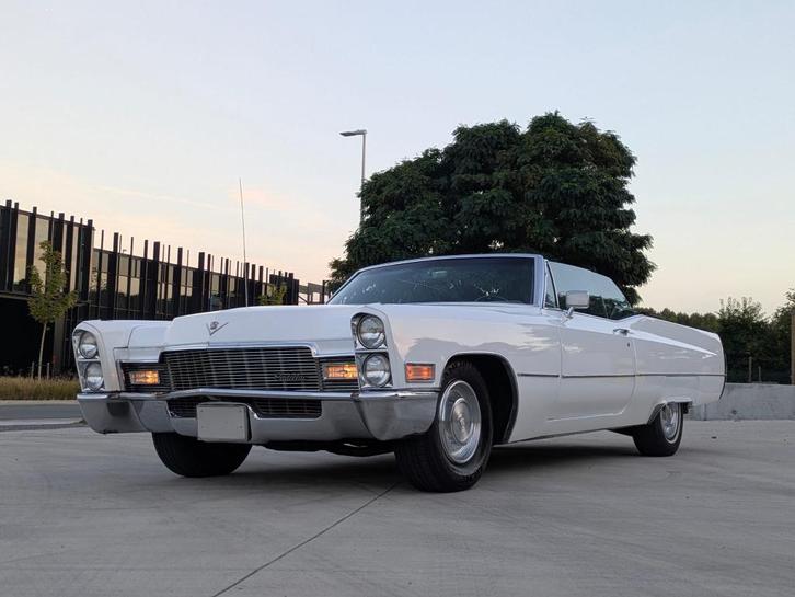 cadillac deville 1968, Autos, Cadillac, Particulier, Autres modèles, Essence, Cabriolet, 2 portes, Automatique, Noir, Cuir, Propulsion arrière