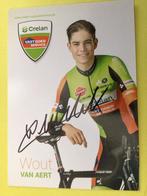 wielerkaart 2016 team crelan wout van aert signe, Verzenden, Zo goed als nieuw