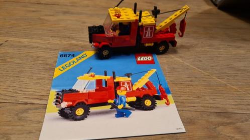 Lego 6674 Crane Truck, Enfants & Bébés, Jouets | Duplo & Lego, Comme neuf, Lego, Ensemble complet, Enlèvement ou Envoi