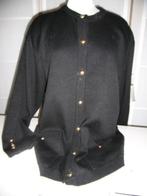 Grote maten, zwarte winter trui met knopen, xxl dames., Enlèvement ou Envoi