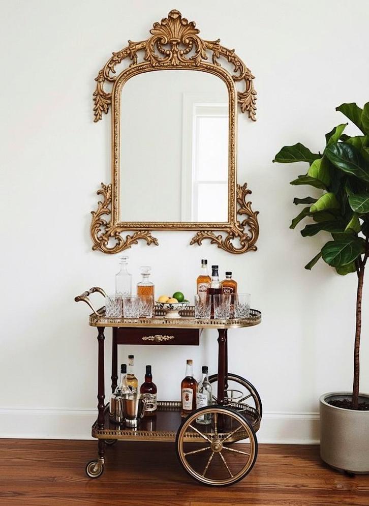 Serveerwagen, Antiek en Kunst, Antiek | Spiegels, Ophalen