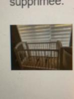 lit à barreau réglable bébé/enfant Sauthon + sommier, Enlèvement, Utilisé, Moins de 140 cm, Moins de 70 cm