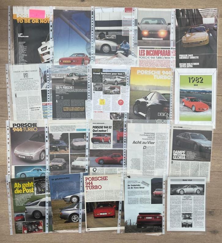 PORSCHE 944 - ARTIKELS, Boeken, Auto's | Folders en Tijdschriften, Porsche, Ophalen of Verzenden