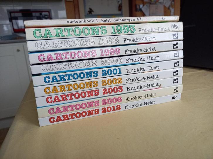 Cartoon Knokke Heist, Boeken, Humor, Gelezen, Cartoons, Ophalen of Verzenden