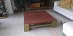 Salontafel, Huis en Inrichting, Tafels | Salontafels, Ophalen, Gebruikt, Vierkant, Minder dan 50 cm