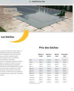 Bâche Hivernage de marque Mattimmo Pools., Nieuw, 300 cm of meer, 400 cm of meer, Rechthoekig