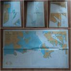 cartes marines avec itinéraires de navigation (partie 2), Carte, Photo ou Gravure, Utilisé, Enlèvement ou Envoi