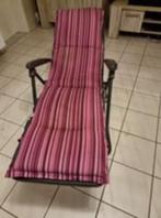 tuinstoel met kussen, Tuin en Terras, Ophalen, Gebruikt