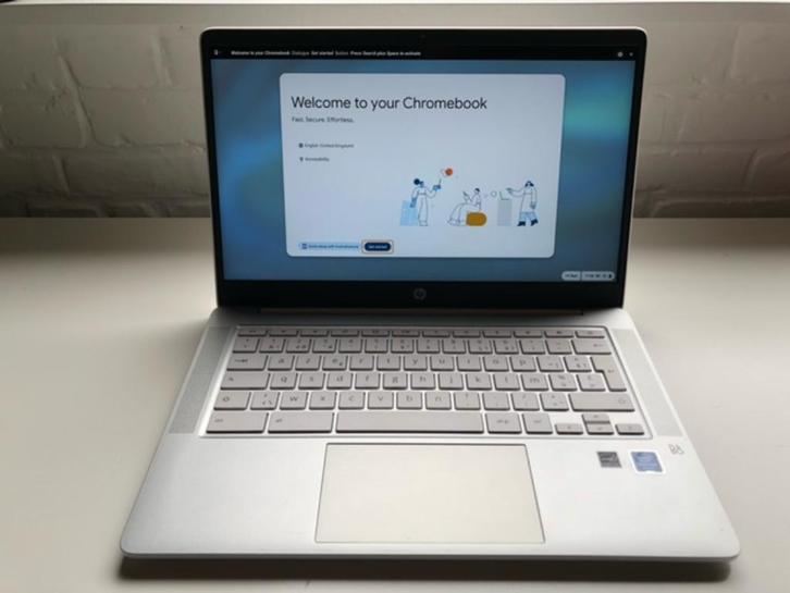 Weinig gebruikt: HP Chromebook 14a-na0038nb, Computers en Software, Chromebooks, Gebruikt, 14 inch, 8 GB, 128 GB, Azerty, Verzenden