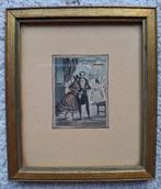 Vintage Miniatuurtekening, Ophalen of Verzenden