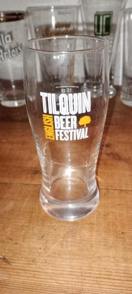 Brasserie bierglas Gueuze Tilquin Beer Festival, Verzamelen, Biermerken, Zo goed als nieuw, Ophalen of Verzenden
