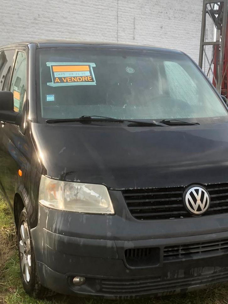 camionette, Autos, Camionnettes & Utilitaires, Particulier, Volkswagen, Diesel, 4 portes, Boîte manuelle, Noir, Gris, Tissu, Enlèvement