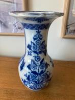 Antieke Vaas blauw wit geen merk, Ophalen of Verzenden