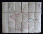 Carte du Royaume de France divisé en 86 Départements - 1828, Antiek en Kunst, Kunst | Etsen en Gravures, Ophalen of Verzenden