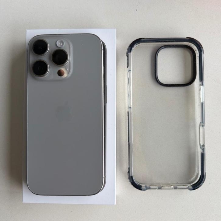 Iphone 16 pro, Telecommunicatie, Mobiele telefoons | Apple iPhone, Zo goed als nieuw, 128 GB, Zonder simlock, iPhone 16 Pro, Blauw