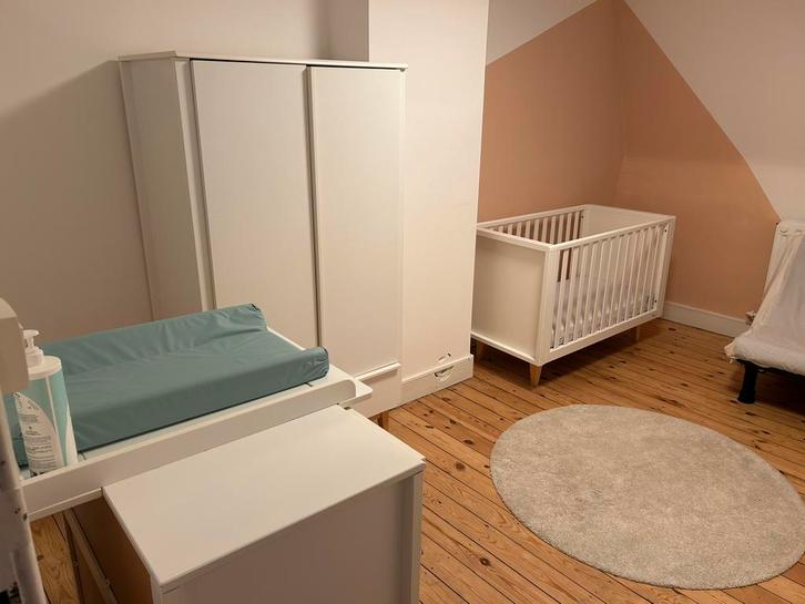 Chambre bébé Troll Scandy - lit, commode, penderie., Kinderen en Baby's, Kinderkamer | Complete kinderkamers, Gebruikt, Jongetje of Meisje