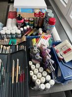 Matériel peintures acryliques/aérosols, pinceaux, toiles,..., Hobby en Vrije tijd, Schilderen, Ophalen, Nieuw, Acrylverf