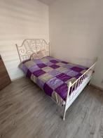 Bed met lattenbodem, Huis en Inrichting, Slaapkamer | Bedden, Ophalen, Zo goed als nieuw, Twijfelaar, Ikea