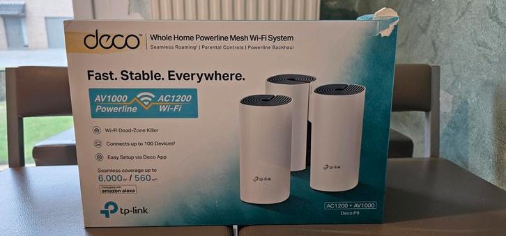 TP-Link Deco P9 (3-pack), Computers en Software, WiFi-versterkers, Ophalen
